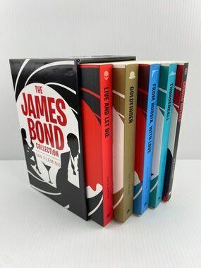 James Bond 5 Books Box Set Ian Fleming Novels Softcover Thrillers Spy Fiction